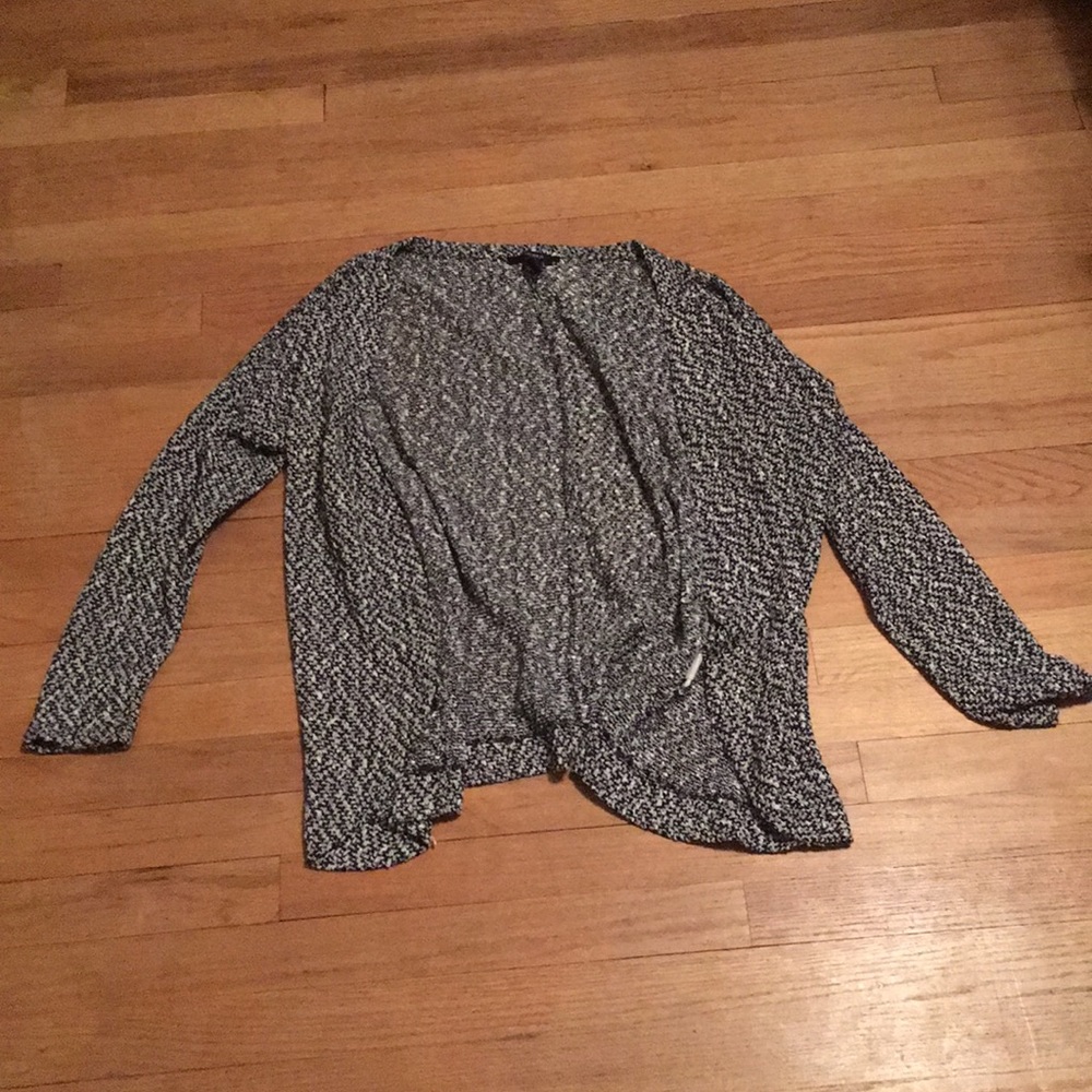 Forever 21 Black and White Cardigan